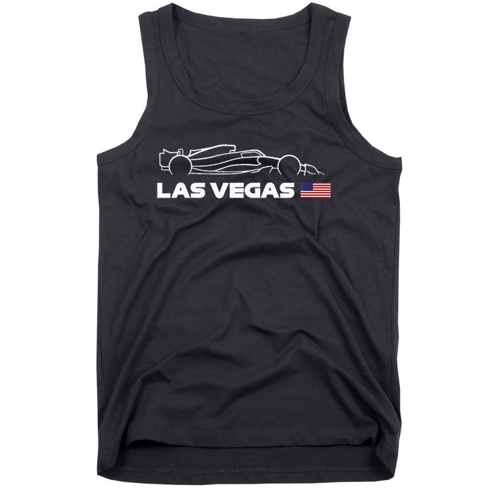 Formula Racing Las Vegas Grand Prix Custom Tank Top