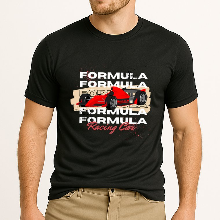 Formula Racing Lovers Race Car Fan Cooling Performance Crew T-Shirt