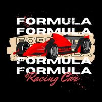 Formula Racing Lovers Race Car Fan Cooling Performance Crew T-Shirt