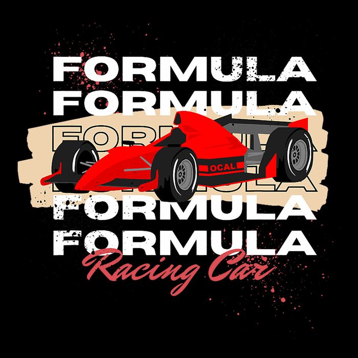 Formula Racing Lovers Race Car Fan Cooling Performance Crew T-Shirt