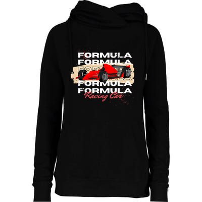 Formula Racing Lovers Race Car Fan Womens Funnel Neck Pullover Hood