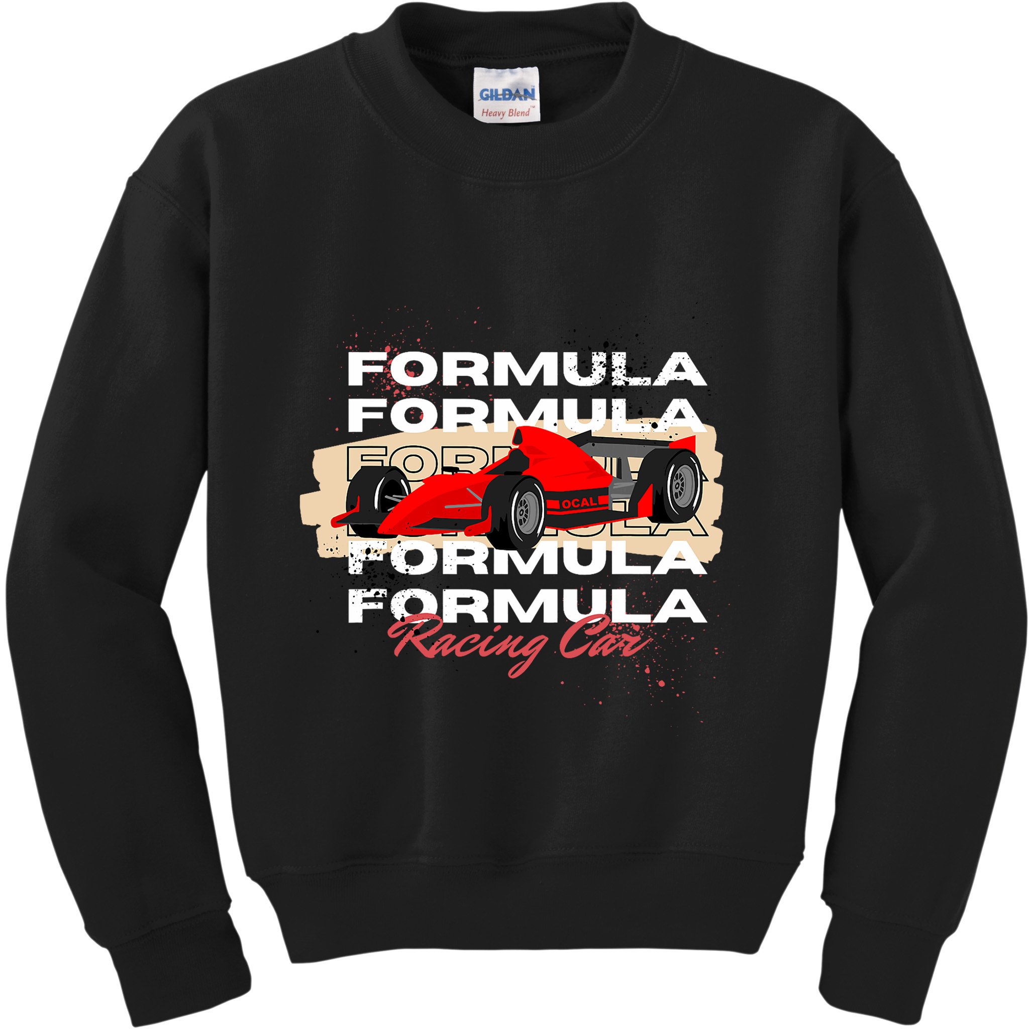 Formula Racing Lovers Race Car Fan Kids Sweatshirt