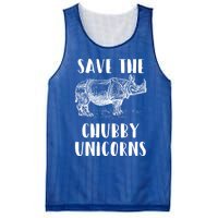 Funny Rhino Lover Gift Save The Chubby Unicorns Gift Mesh Reversible Basketball Jersey Tank