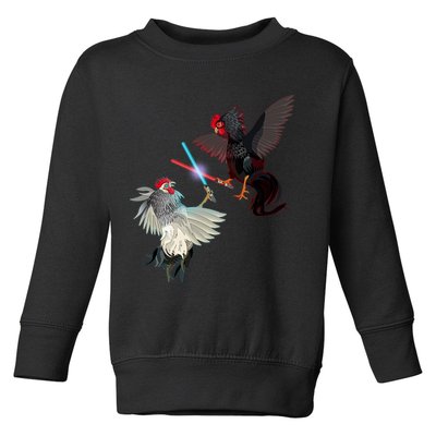 Fighting Rosters Lightsaber Cockfight Toddler Sweatshirt
