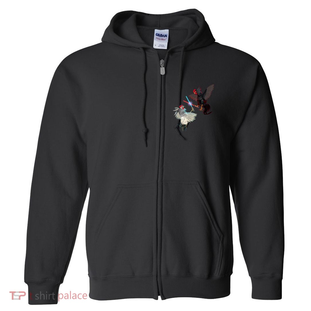 Fighting Rosters Lightsaber Cockfight Full Zip Hoodie