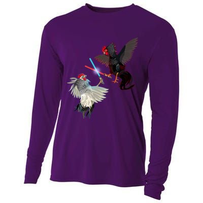 Fighting Rosters Lightsaber Cockfight Cooling Performance Long Sleeve Crew
