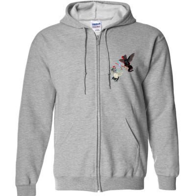 Fighting Rosters Lightsaber Cockfight Full Zip Hoodie