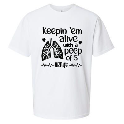 Funny RT Life Respiratory Therapist Respiratory Therapy Sueded Cloud Jersey T-Shirt