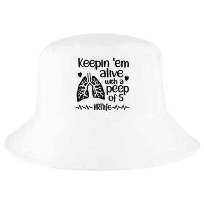 Funny RT Life Respiratory Therapist Respiratory Therapy Cool Comfort Performance Bucket Hat