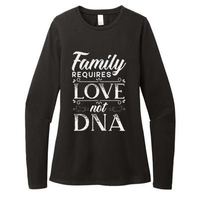 Family Requires Love Not DNA Adoption Gotcha Day Womens CVC Long Sleeve Shirt