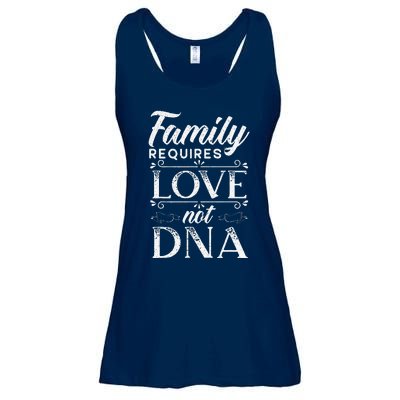 Family Requires Love Not DNA Adoption Gotcha Day Ladies Essential Flowy Tank