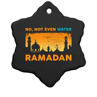 Funny Ramadan Muslim Fasting Islamic Gift Gift Ceramic Star Ornament