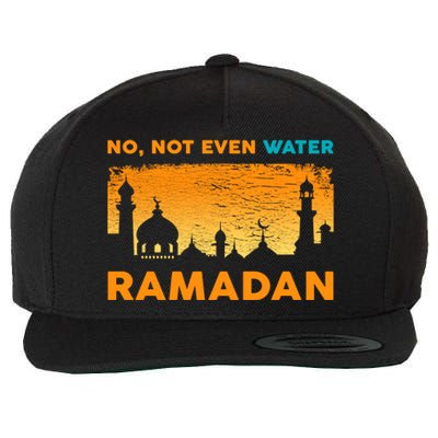 Funny Ramadan Muslim Fasting Islamic Gift Gift Wool Snapback Cap