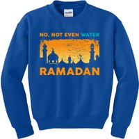 Funny Ramadan Muslim Fasting Islamic Gift Gift Kids Sweatshirt