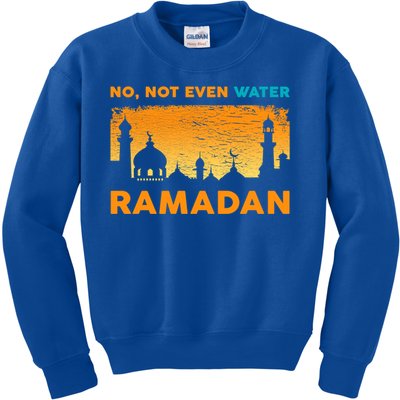 Funny Ramadan Muslim Fasting Islamic Gift Gift Kids Sweatshirt