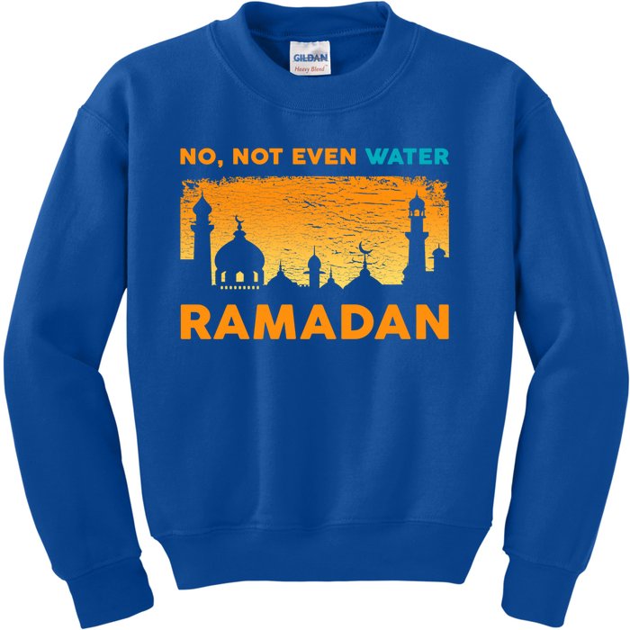 Funny Ramadan Muslim Fasting Islamic Gift Gift Kids Sweatshirt