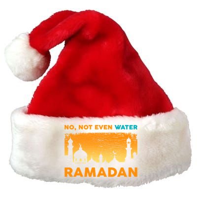 Funny Ramadan Muslim Fasting Islamic Gift Gift Premium Christmas Santa Hat