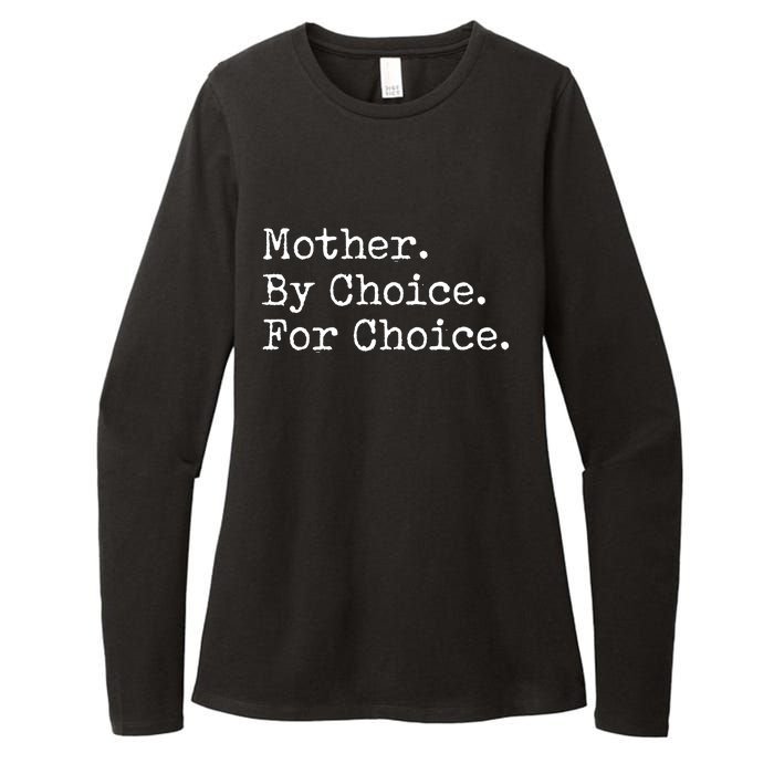 Feminist Rights Mother By Choice For Choice Pro Choice Womens CVC Long Sleeve Shirt