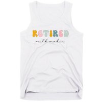 Fresh Retired Milk Maker Funny Motherhood Mama New Mom Tank Top