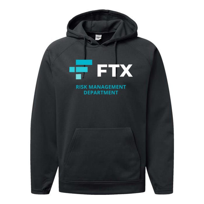 FTX Risk Management Department Fun Idea Performance Fleece Hoodie