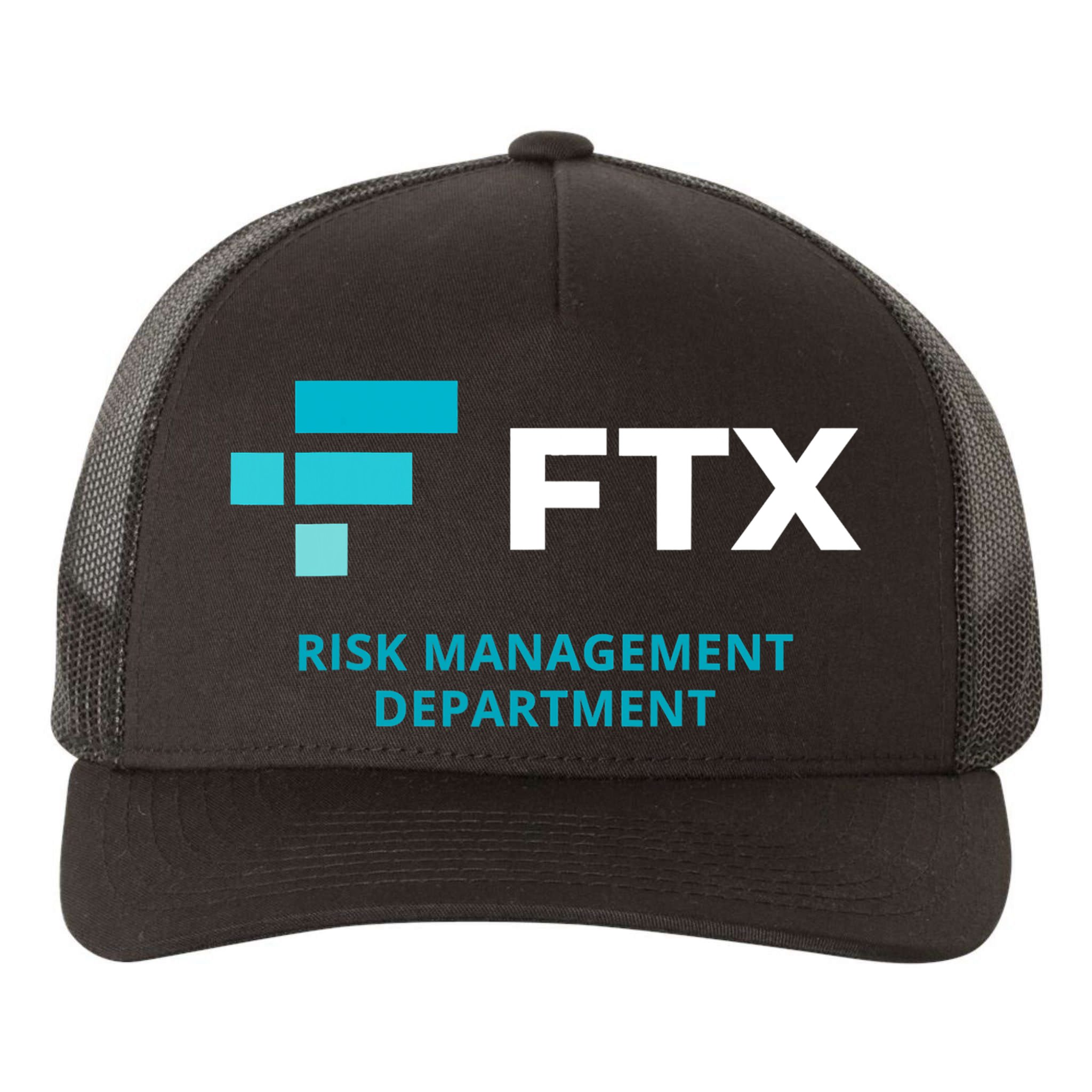 FTX Risk Management Department Fun Idea Yupoong Adult 5-Panel Trucker Hat