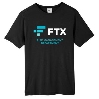 FTX Risk Management Department Fun Idea Tall Fusion ChromaSoft Performance T-Shirt