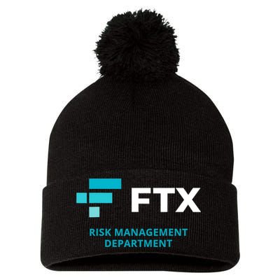 FTX Risk Management Department Fun Idea Pom Pom 12in Knit Beanie