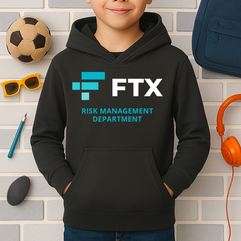 FTX Risk Management Department Fun Idea Kids Hoodie