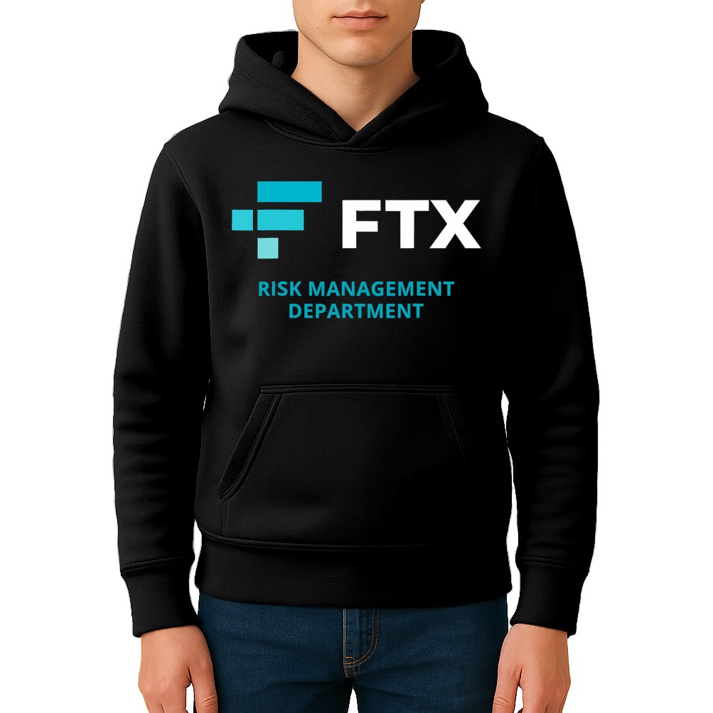 FTX Risk Management Department Fun Idea Kids Hoodie