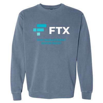 FTX Risk Management Department Fun Idea Garment-Dyed Sweatshirt