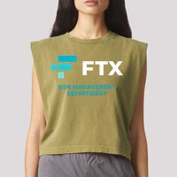 FTX Risk Management Department Fun Idea Garment-Dyed Women's Muscle Tee