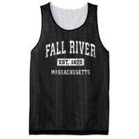 Fall River Massachusetts Ma Vintage Established Sports Mesh Reversible Basketball Jersey Tank