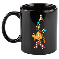 Funny Reindeer Max Dog Christmas  11oz C Handle Ceramic Mug