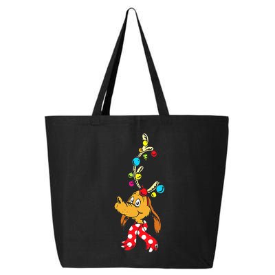 Funny Reindeer Max Dog Christmas  25L Jumbo Tote