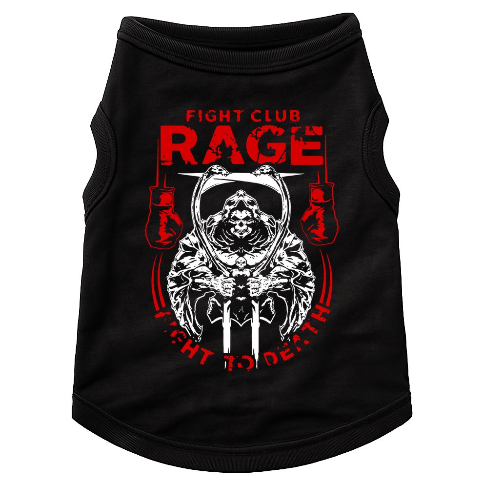 Fight Rage Mma Mixed Martial Arts Muay Thai Doggie Tank