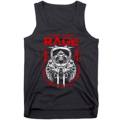 Fight Rage Mma Mixed Martial Arts Muay Thai Tank Top