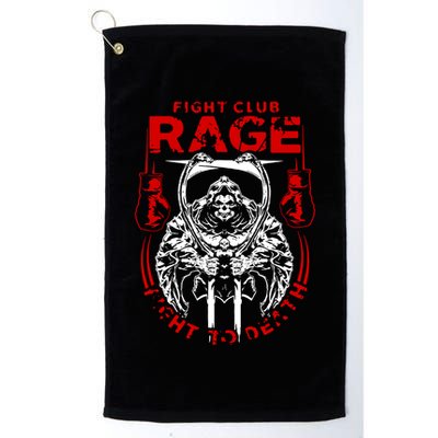 Fight Rage Mma Mixed Martial Arts Muay Thai Golf Towel