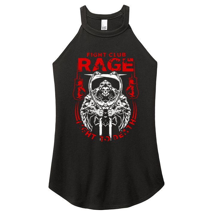 Fight Rage Mma Mixed Martial Arts Muay Thai Women's Perfect Tri Rocker Tank