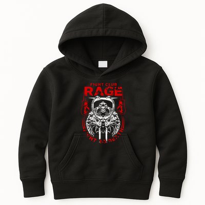 Fight Rage Mma Mixed Martial Arts Muay Thai Kids Hoodie