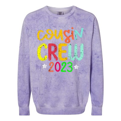 Family Reunion Making Memories Cousin Crew Colorblast Crewneck Sweatshirt