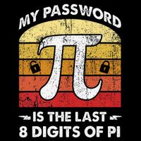 Funny Retro My Password Is The Last 8 Digits Of Pi Day Math .Png Tote Bag