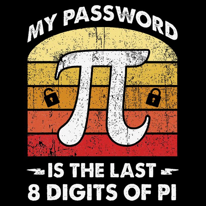 Funny Retro My Password Is The Last 8 Digits Of Pi Day Math .Png Tote Bag