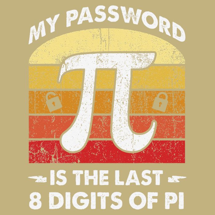 Funny Retro My Password Is The Last 8 Digits Of Pi Day Math .Png Hoodie