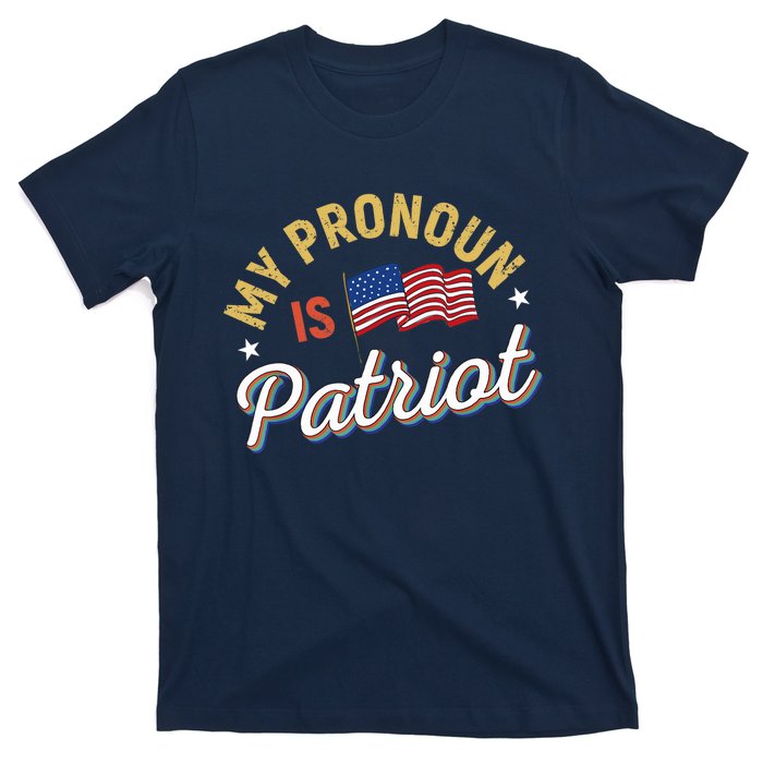 Funny Republican My Pronoun Is Patriot Conservative T-Shirt