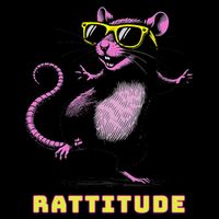 Funny Rat Meme Rattitude Rat Sunglasses Dancing City Backpack