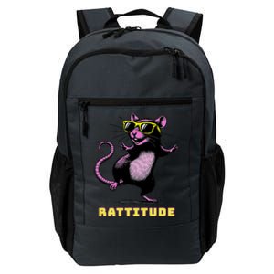 Funny Rat Meme Rattitude Rat Sunglasses Dancing Daily Commute Backpack