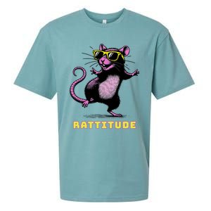 Funny Rat Meme Rattitude Rat Sunglasses Dancing Sueded Cloud Jersey T-Shirt