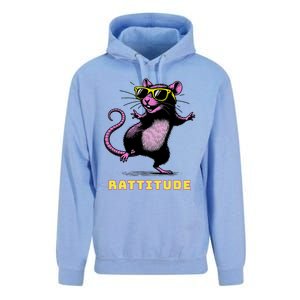 Funny Rat Meme Rattitude Rat Sunglasses Dancing Unisex Surf Hoodie