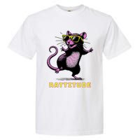 Funny Rat Meme Rattitude Rat Sunglasses Dancing Garment-Dyed Heavyweight T-Shirt