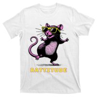 Funny Rat Meme Rattitude Rat Sunglasses Dancing T-Shirt